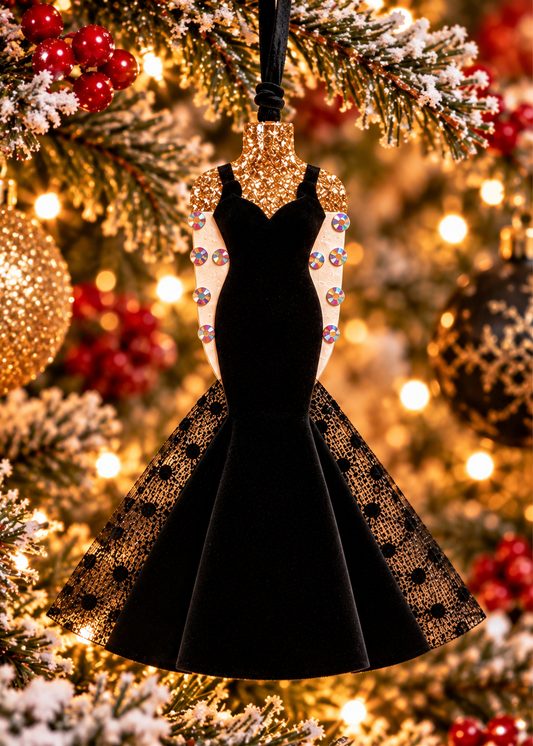 Rosemary's Black Velvet Gown Ornament