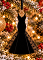 Rosemary's Black Velvet Gown Ornament