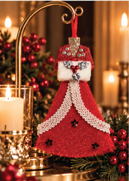 Dreaming of a White Christmas Ornament Set of 4