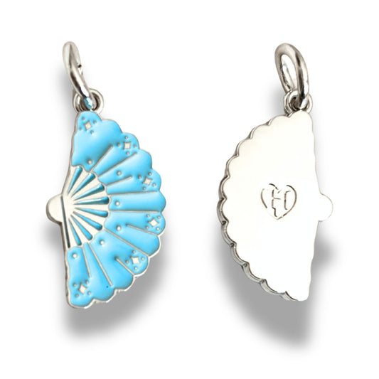 Sisters Blue Feather Fan - Collector's Release No. 02